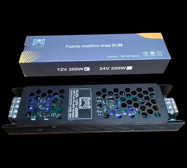 [HJG-12V-200W 16.5A] Fuente SLIM 12V 200W 16.5A