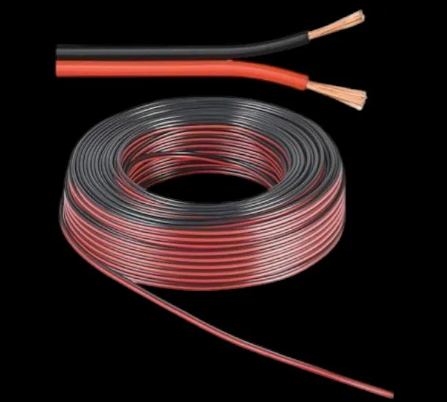 [CB-100MTS] Cable Bipolar 0,20 Rojo y Negro X METRO