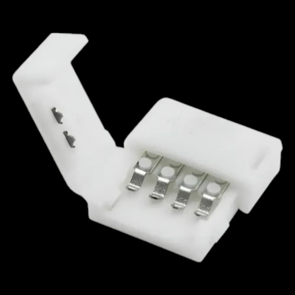 [cnt-10] Conector Hebilla 4 Pines para Tira LED RGB 5050/3528