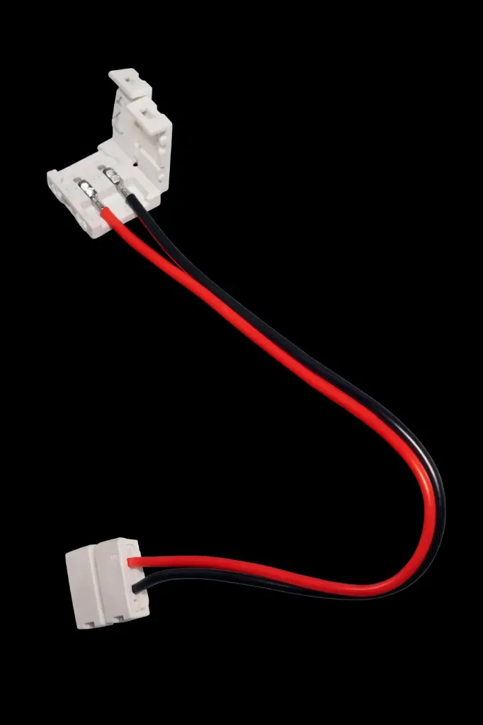 [cnt-14] Conector Rápido DOBLE con Cable para Tira LED 5050 / 5630 (10mm)