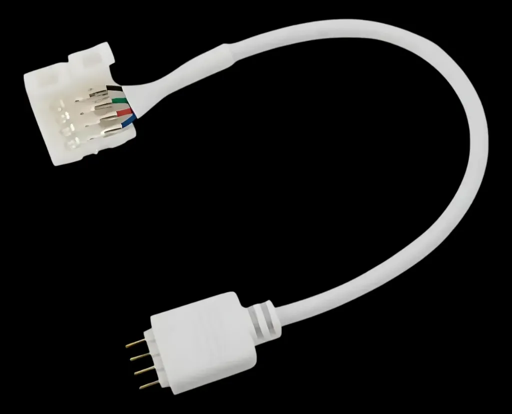 [cnt-19] Conector extensor RGB 4pin Macho Hembra 15cm