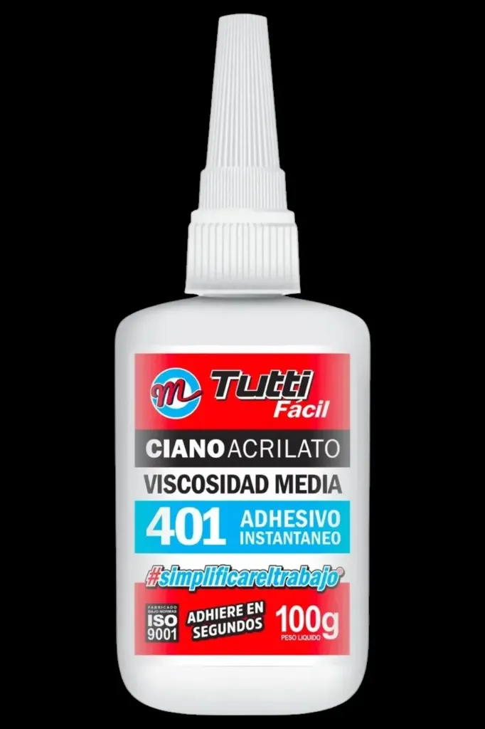 [401] Cianoacrilato Adhesivo Instantáneo Tutti Facil 401 x100g