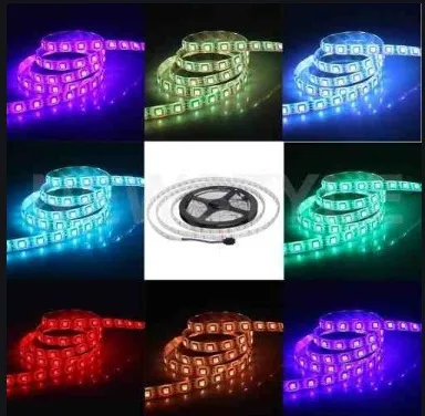[5050-60led-ip65-RGB] Tira LED 12V SMD 5050 - 60 Led/m - IP65 exterior -10mm - RGB - ROLLO X 5MTS