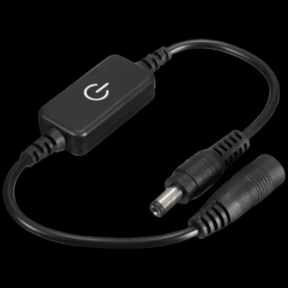 [cnt-22] Dimmer On/Off Digital con Conector DC (Macho–Hembra)