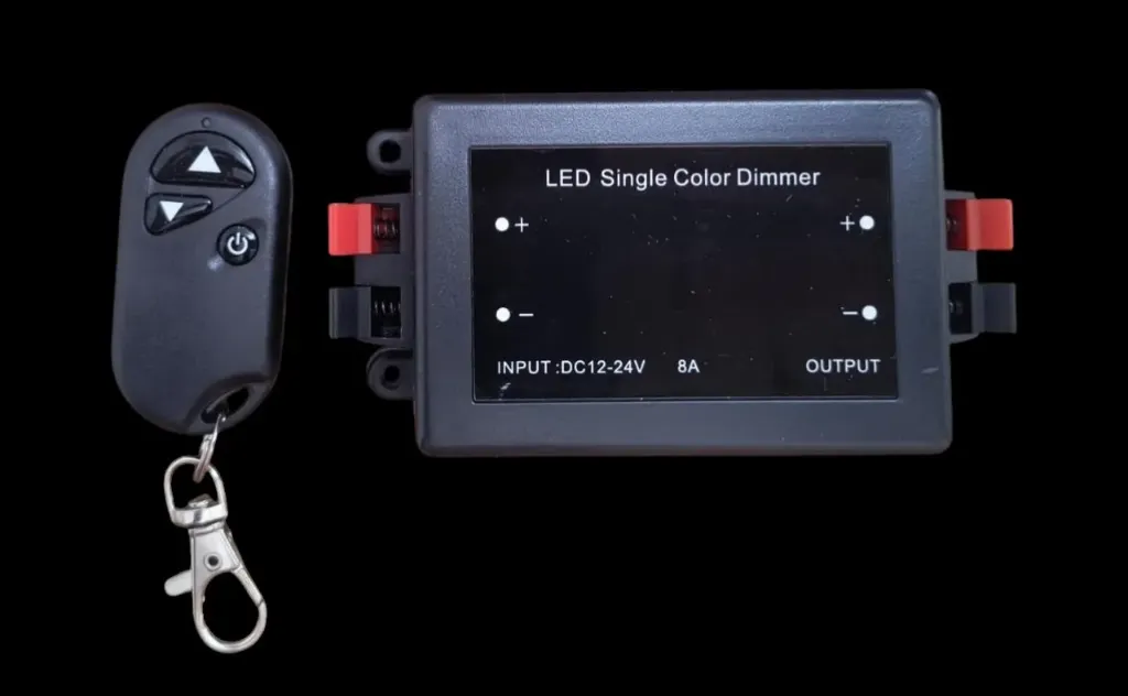 [cnt-23] Dimmer LED RF Inalámbrico con Control Remoto (12V–24V)