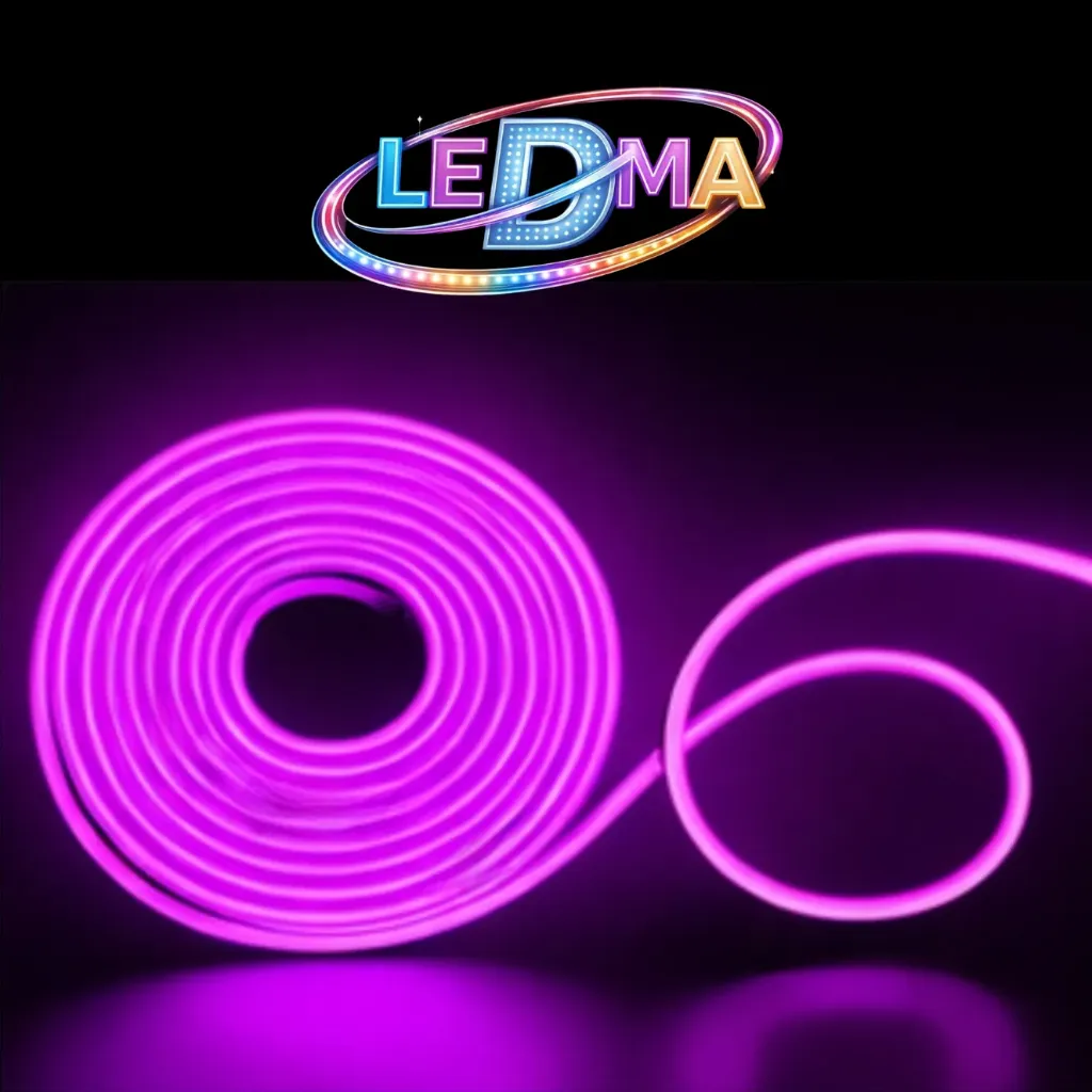 [2835-120led-ip65-6*12mm 12v] Neon Flex 12x6 - 12v - ip65 exterior - 2835 - VIOLETA X METRO