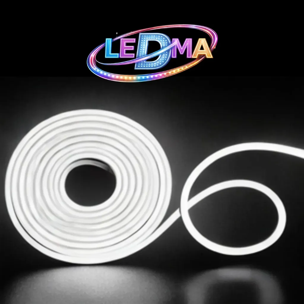 [2835-120led-ip65-6*12mm 12v] Neon Flex 12x6 - 12v - ip65 exterior - 2835 - B.FRIO X METRO