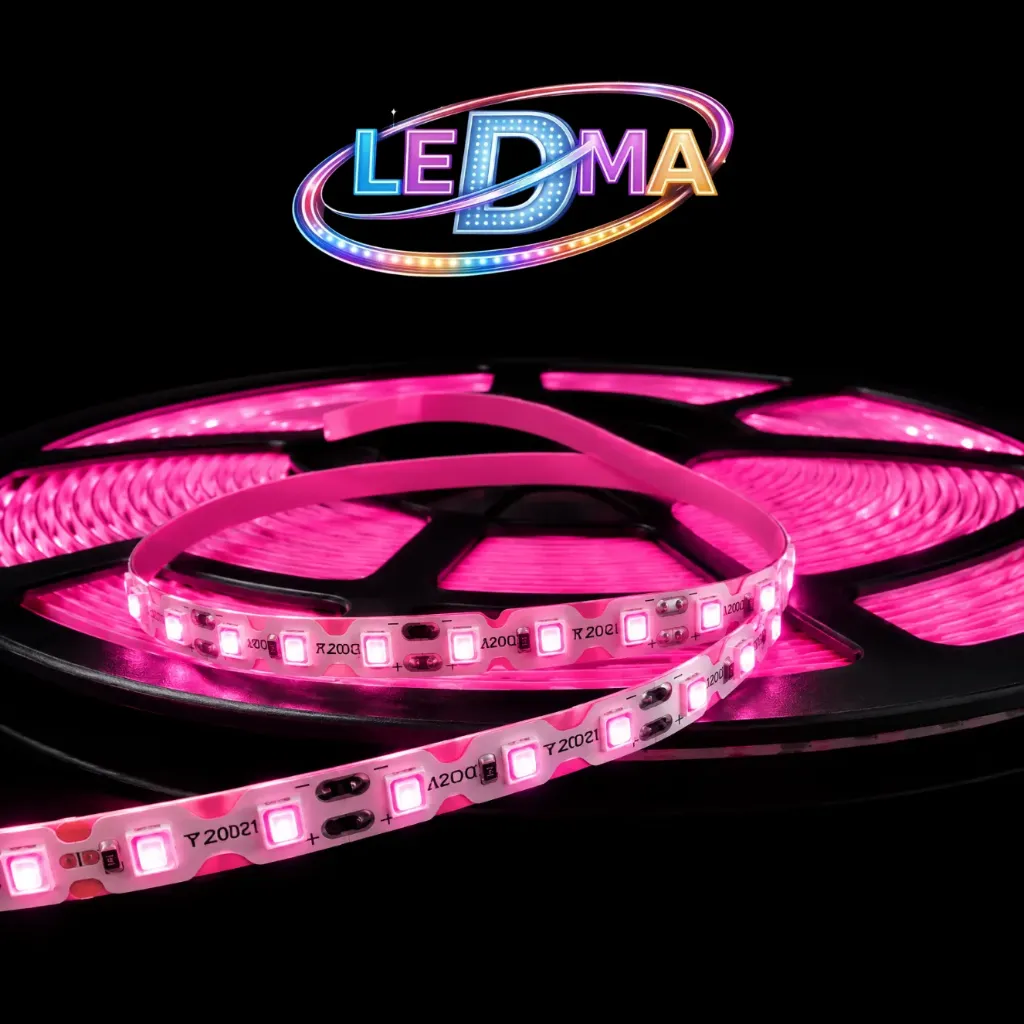 Tira LED ZigZag 2835 - 12V - 7.2W/m - 120led/m - IP20 interior (ROSA) X METRO