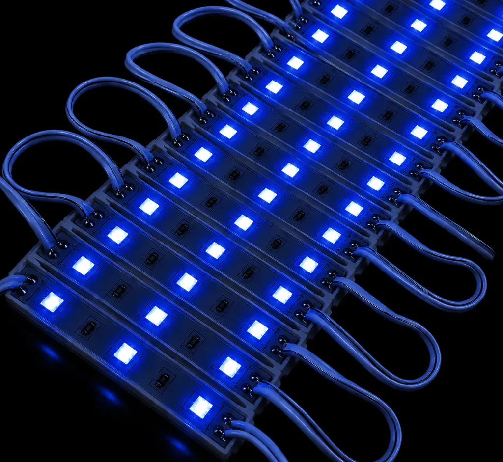 [5054-3led-12v-smd] Modulo LED 5054 – 3 LED SMD – 12V (x100U) AZUL
