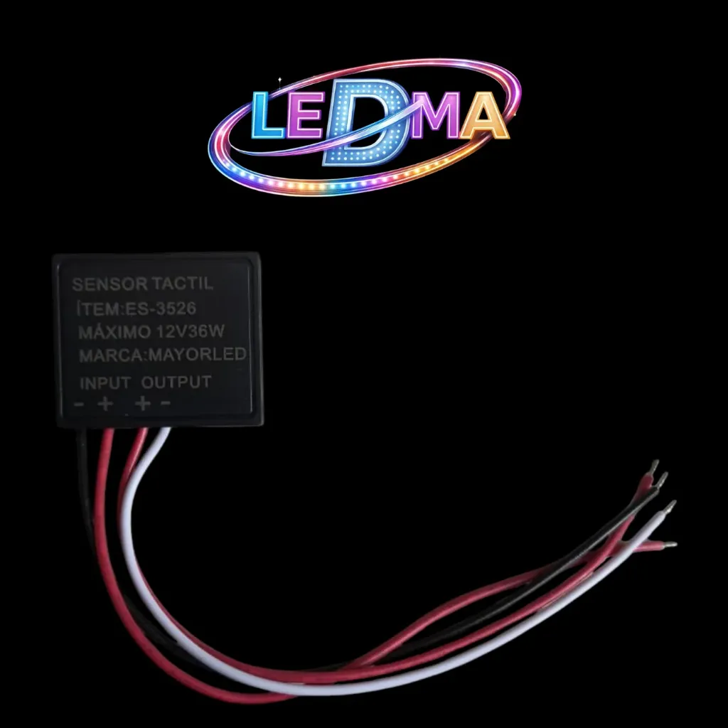 [ES-3526] Sensor Interruptor Táctil 12V – 3A/36W – Color Fijo