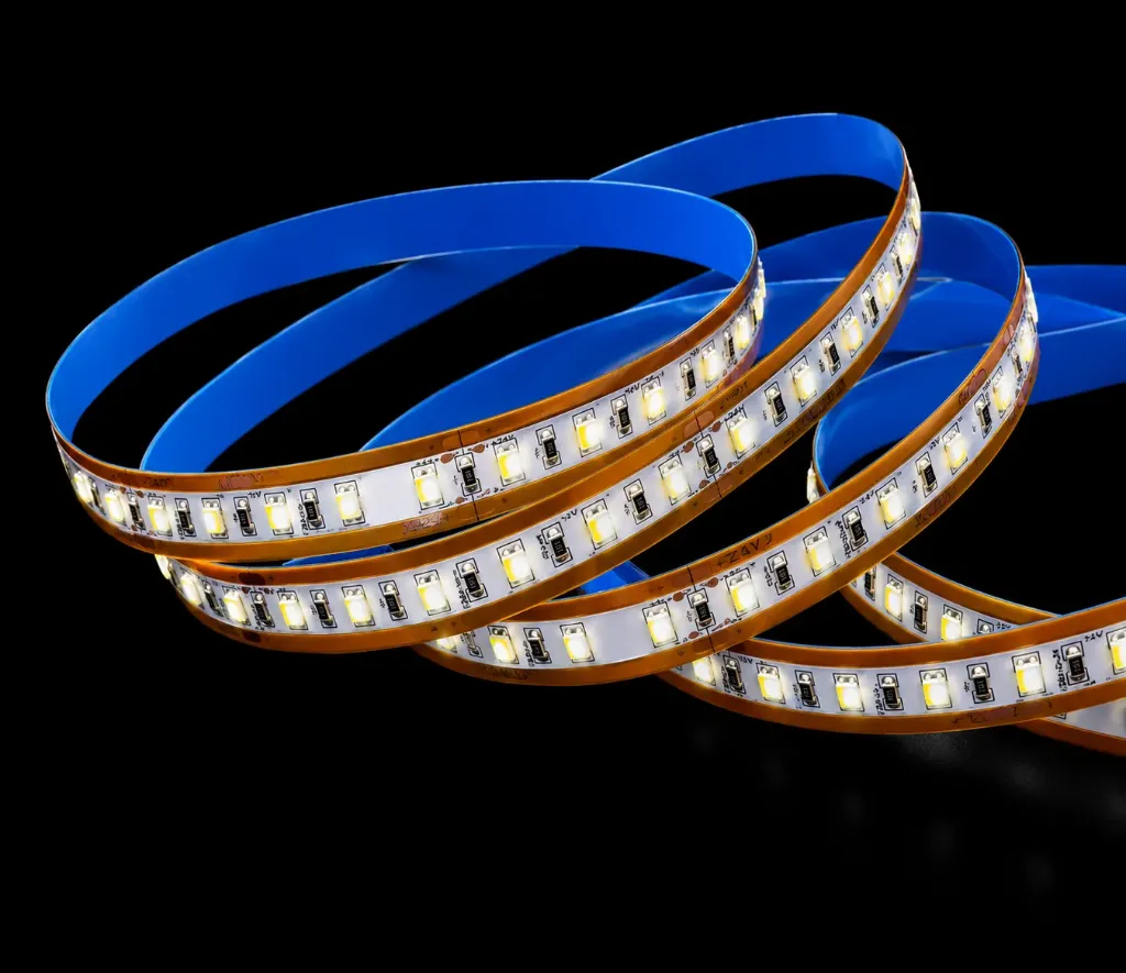 [12v-2025-120d-15m] Tira LED Sin Soldar 2025 - 120D - IP20 - Para perfil de aluminio P-1010A (B.FRIO) - Rollo x15mts