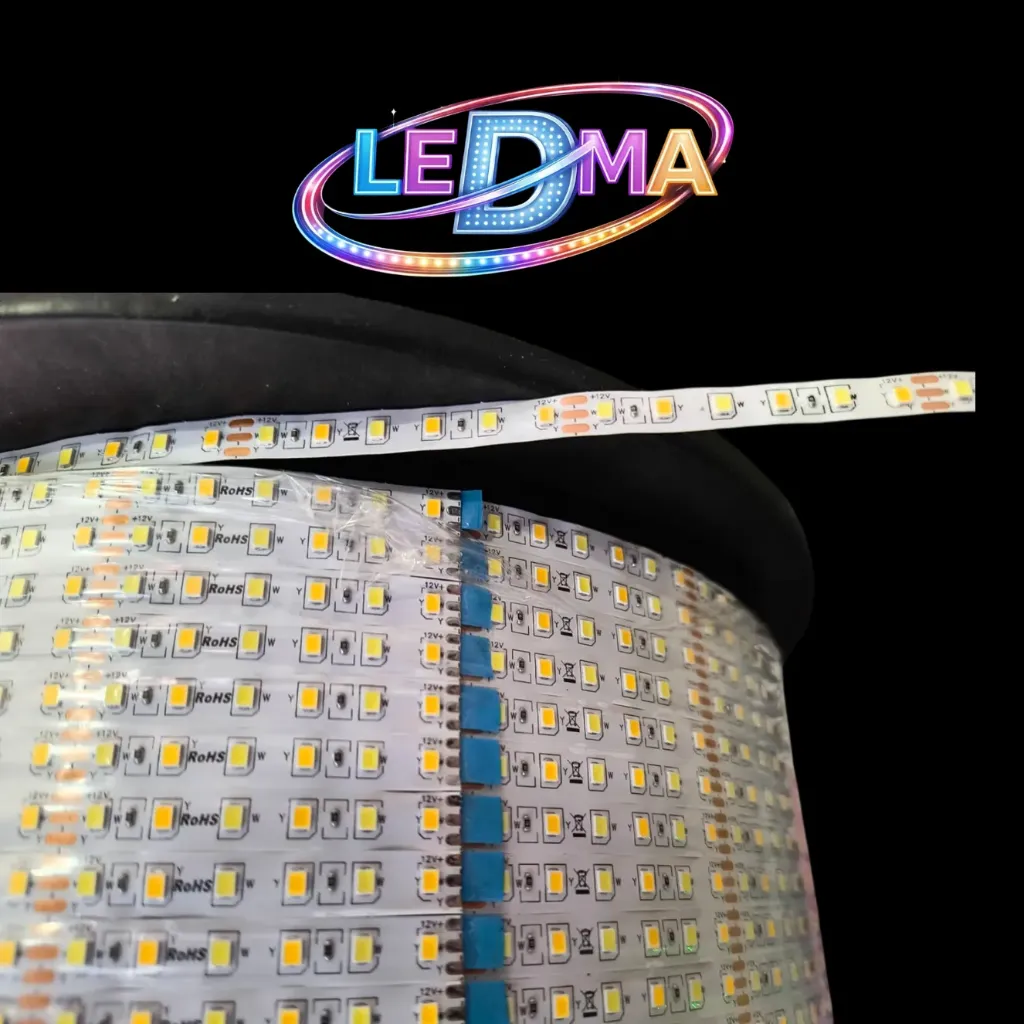 [ss1550] Tira LED Doble Temperatura - 12V - 120 LED/m - 12W/m - IP20 Interior - 8mm - X METRO