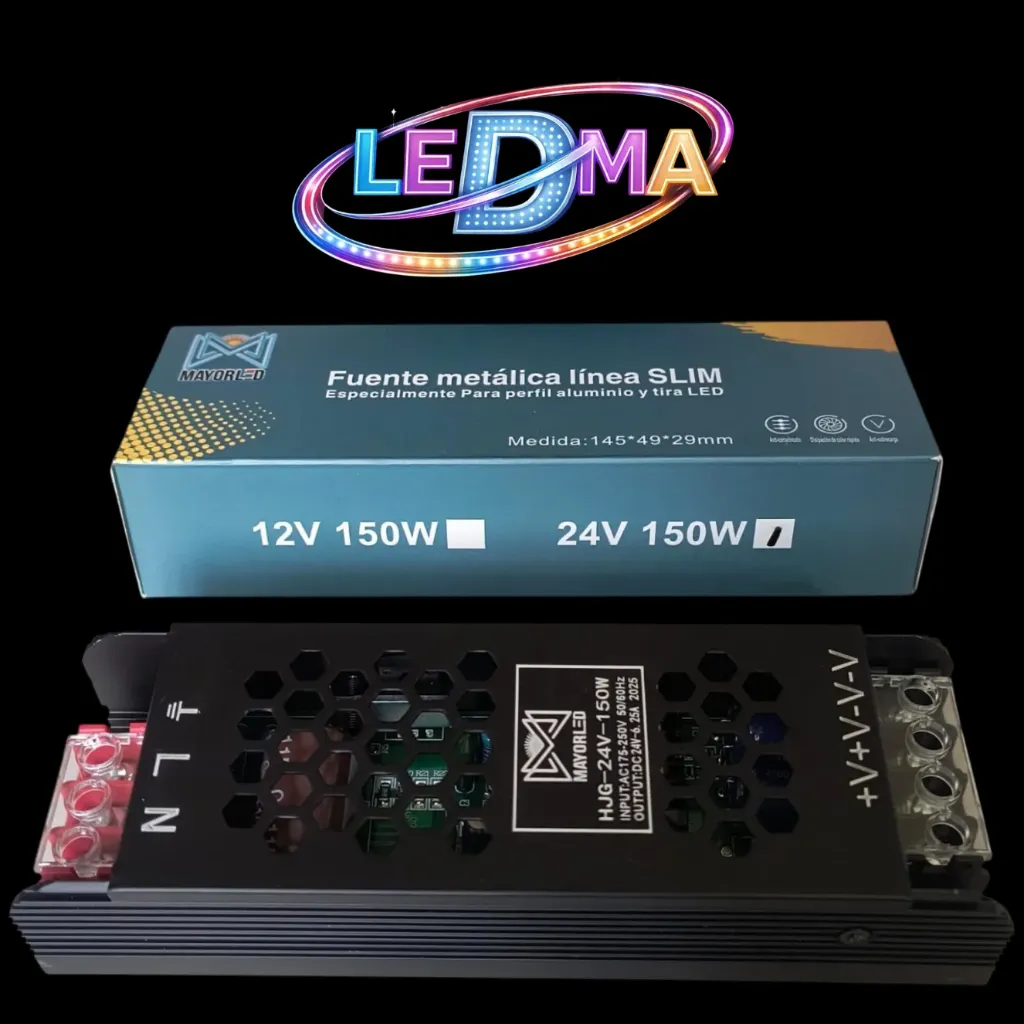 [HJG-24V-150W-6.25A] Fuente SLIM 24V 150W 6.25A