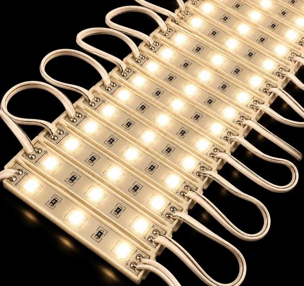 Modulo LED 5054 – 3 LED SMD – 12V (x100U) B.CALIDO