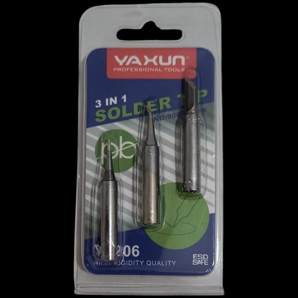Set de Puntas para Soldador Yaxun 900M – 3 en 1