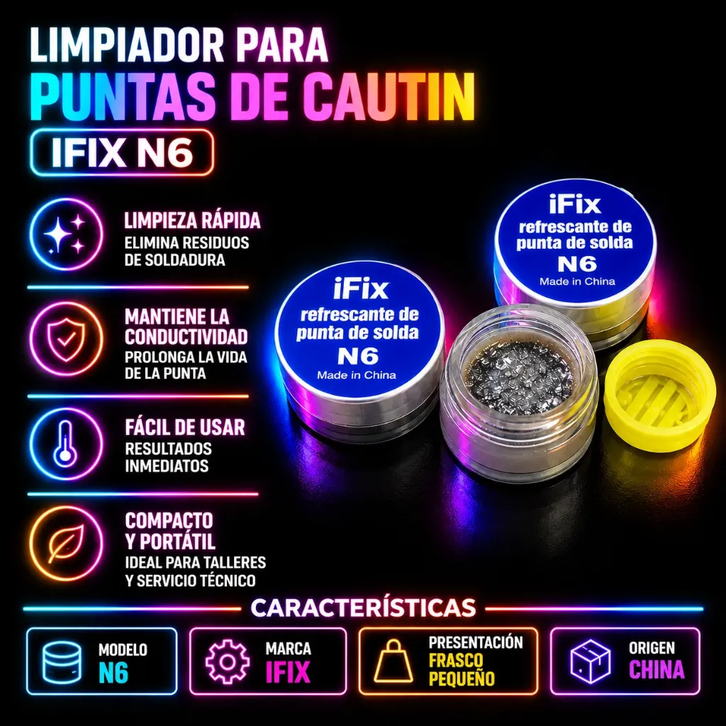 Limpiador para puntas de cautin IFIX N6